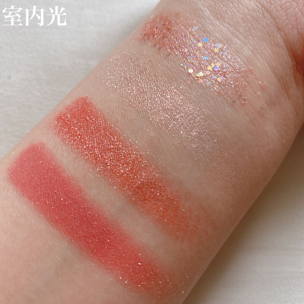 TWINKLE POP Pearl Flex Glitter Eye Palette ヘイ、ローズ/CLIO/アイシャドウパレットを使ったクチコミ（3枚目）