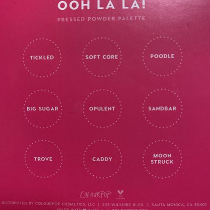 shadow pallet ooh la la!/ColourPop/アイシャドウパレットを使ったクチコミ(2枚目)