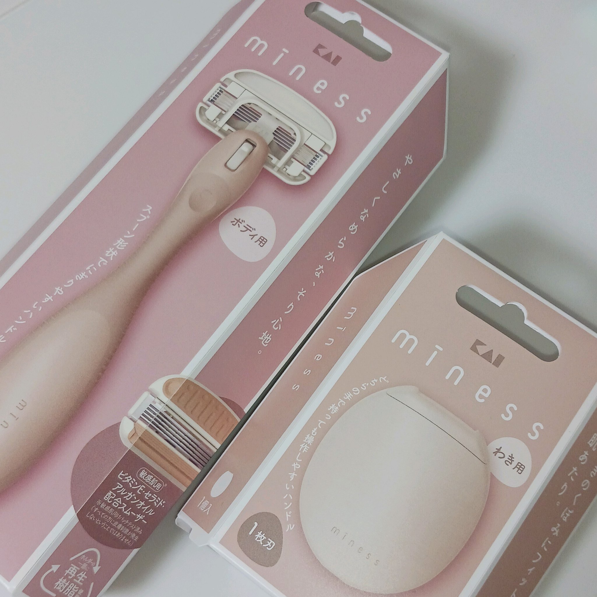 miness わき用カミソリ/貝印/シェーバーを使ったクチコミ（1枚目）