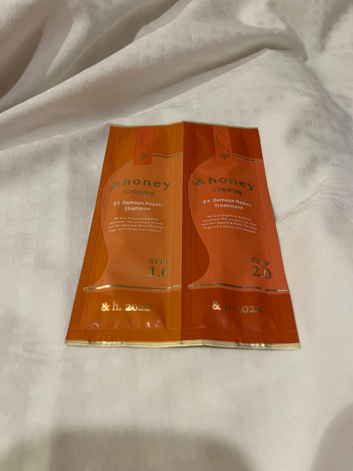 Creamy EXダメージリペアシャンプー1.0/ヘアトリートメント2.0/&honey/市販シャンプーを使ったクチコミ(1枚目)