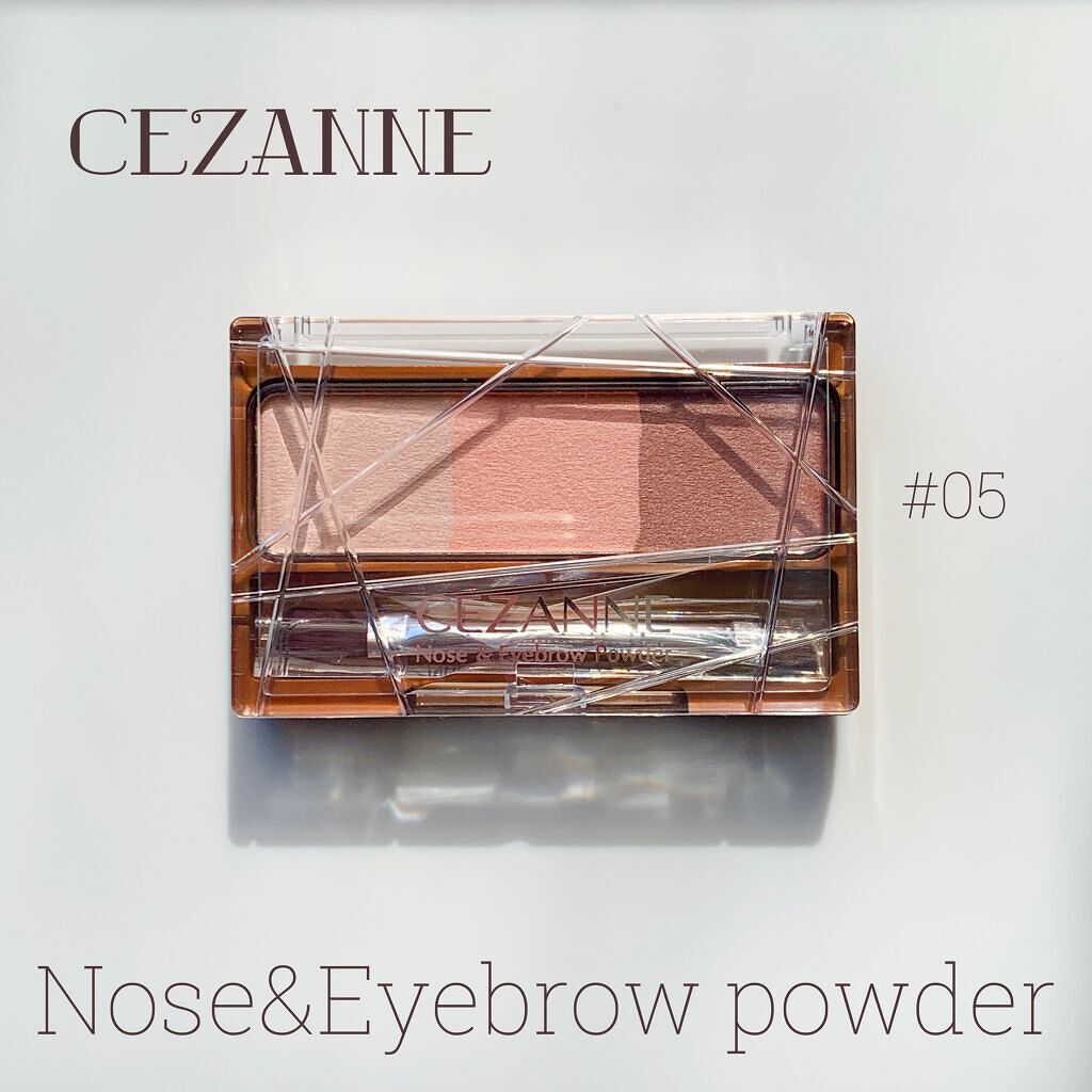 ノーズ&アイブロウパウダー/CEZANNE/パウダーアイブロウを使ったクチコミ(1枚目)
