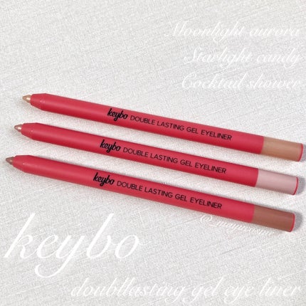 ダブルラスティングジェルライナー/keybo/ジェルアイライナーを使ったクチコミ(1枚目)