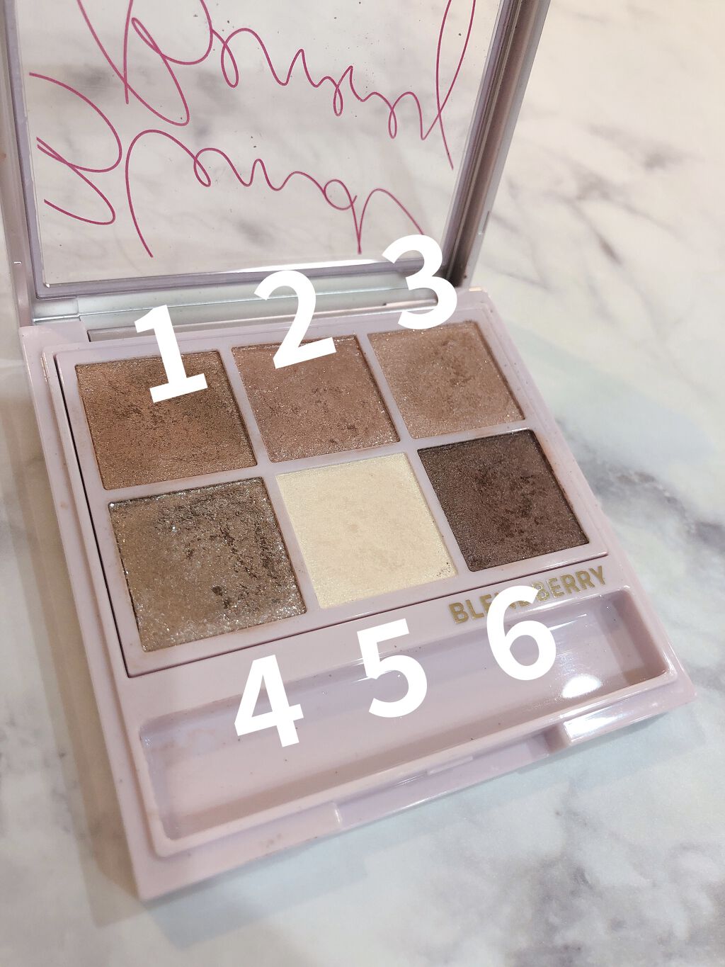 オーラクリエイション/BLEND BERRY/アイシャドウパレットを使ったクチコミ（2枚目）