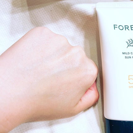 フォレスト マイルドカーミングサンクリーム/FoRest by Greenfinger/日焼け止めクリームを使ったクチコミ(5枚目)