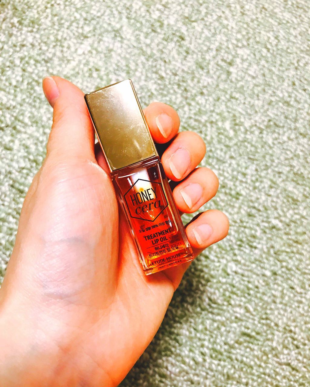 Hセラ トリートメント リップオイル/ETUDE/リップグロスを使ったクチコミ(1枚目)