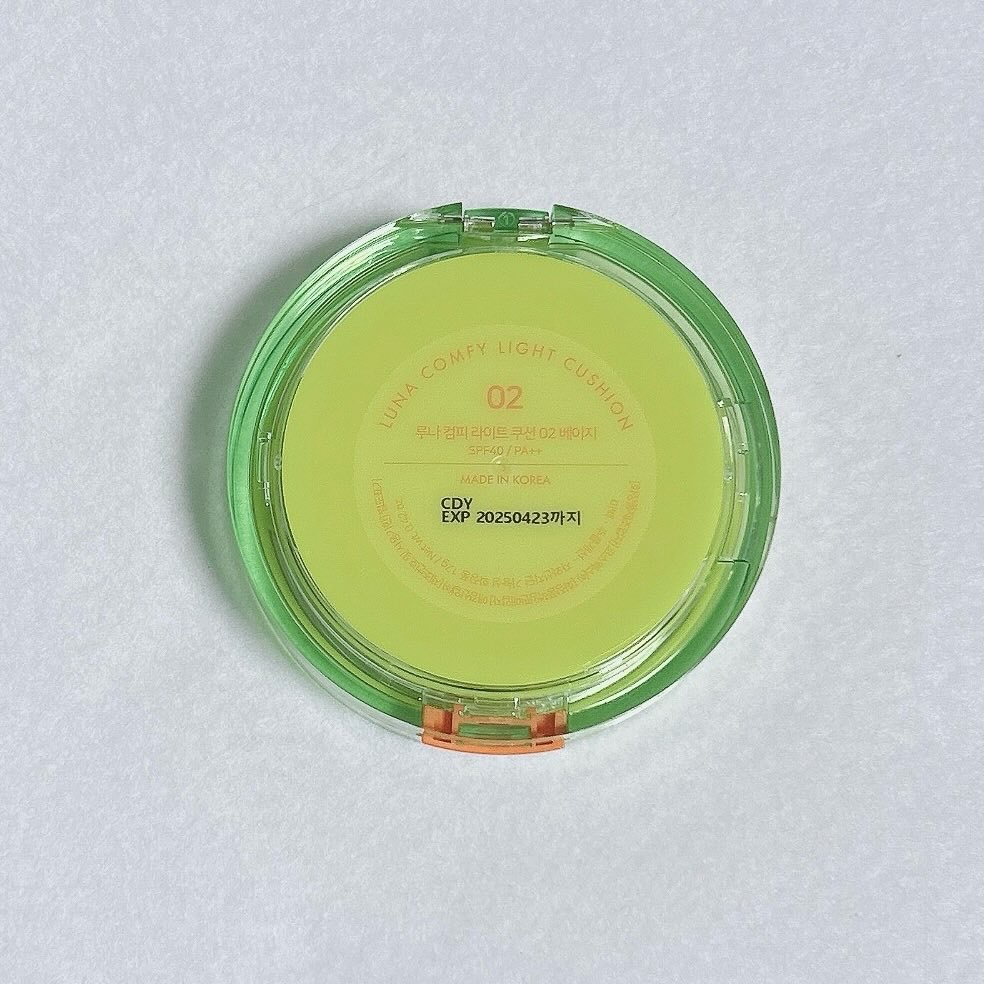 コンフィーライトクッション/LUNA/クッションファンデーションを使ったクチコミ（2枚目）