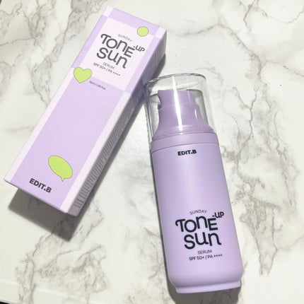 サンデートーンアップサンセラム/EDIT.B/美容液を使ったクチコミ(5枚目)