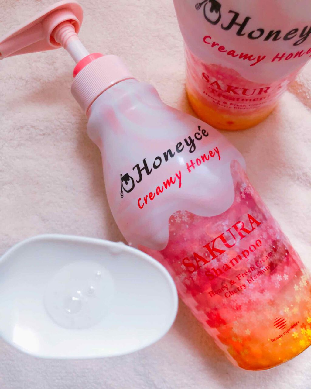 さくらハニーラテ ペアセット/ハニーチェ/市販シャンプーを使ったクチコミ（3枚目）