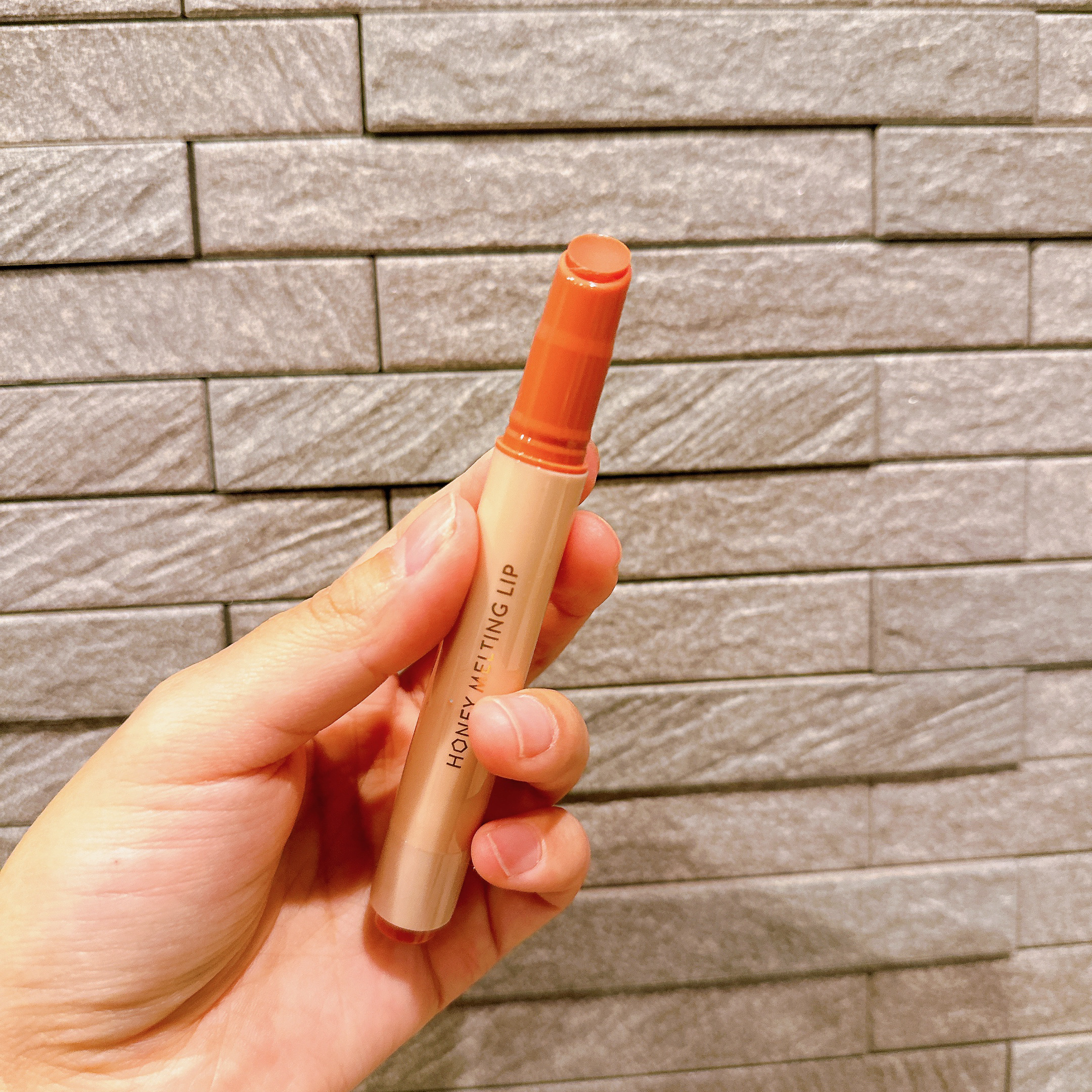ハニーメルティングリップ/ネイチャーリパブリック/口紅を使ったクチコミ（3枚目）