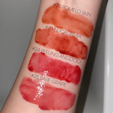 ジューシーラスティングティント/rom&nd/リップティントを使ったクチコミ(4枚目)