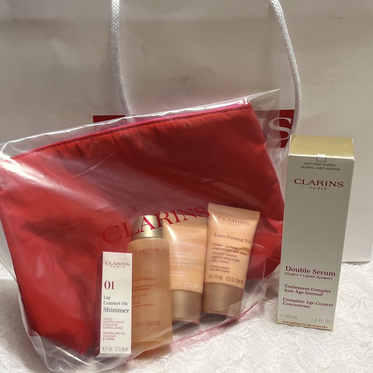 ダブル セーラム ホリデーキット FE/CLARINS/スキンケアキットを使ったクチコミ（1枚目）