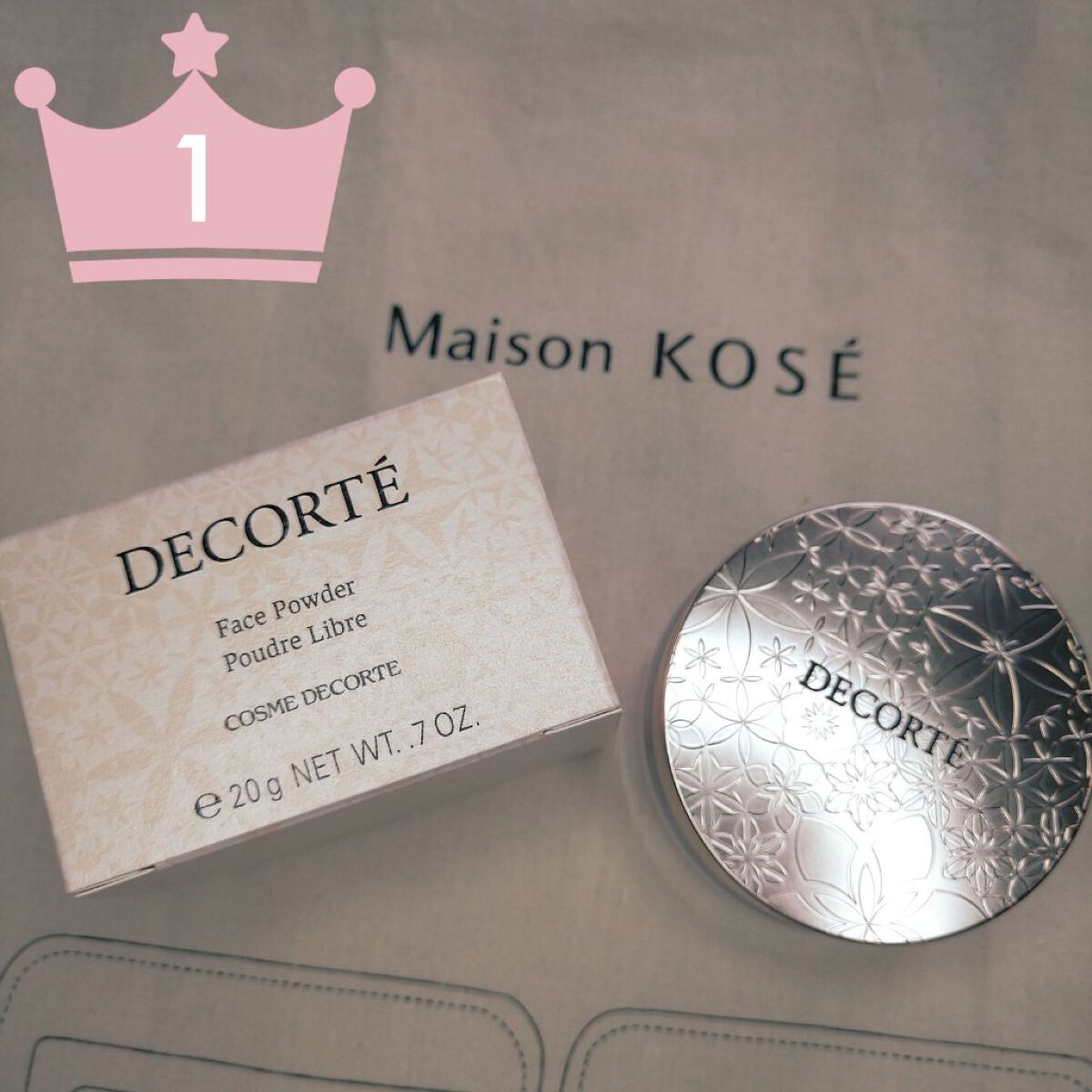 フェイスパウダー/DECORTÉ/ルースパウダーを使ったクチコミ（1枚目）