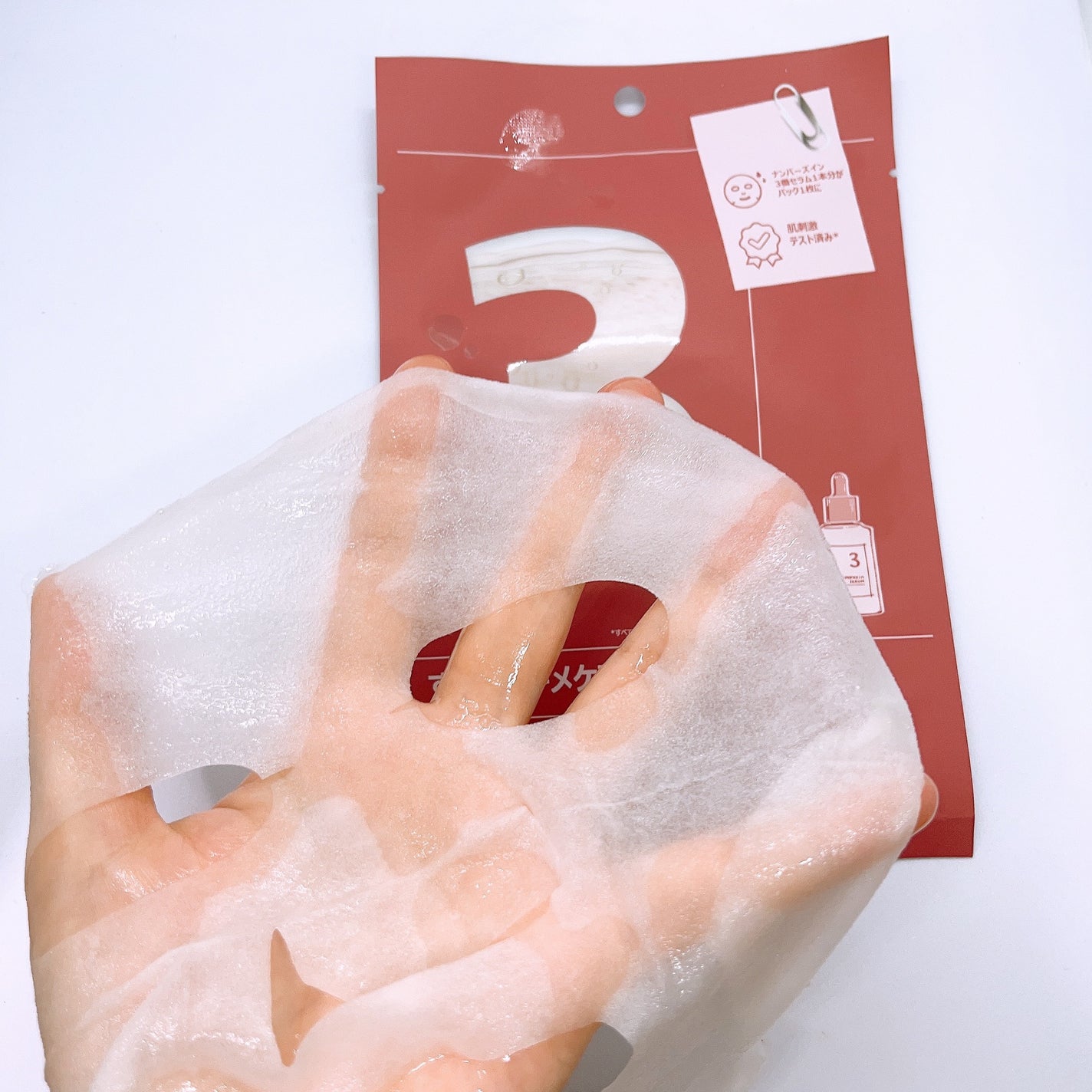 3番 すべすべキメケアシートマスク/numbuzin/シートマスク・パックを使ったクチコミ(3枚目)