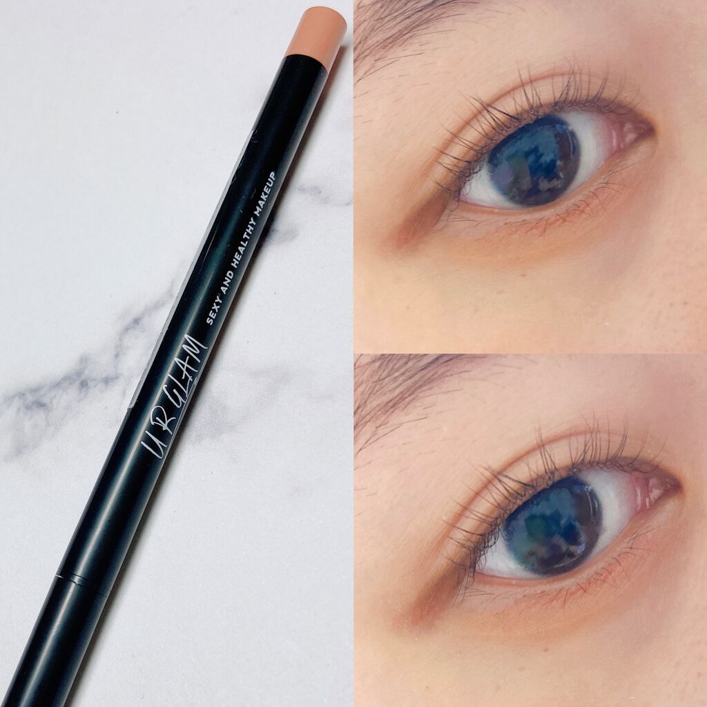 UR GLAM GEL EYELINER/U R GLAM/ジェルアイライナーを使ったクチコミ(3枚目)