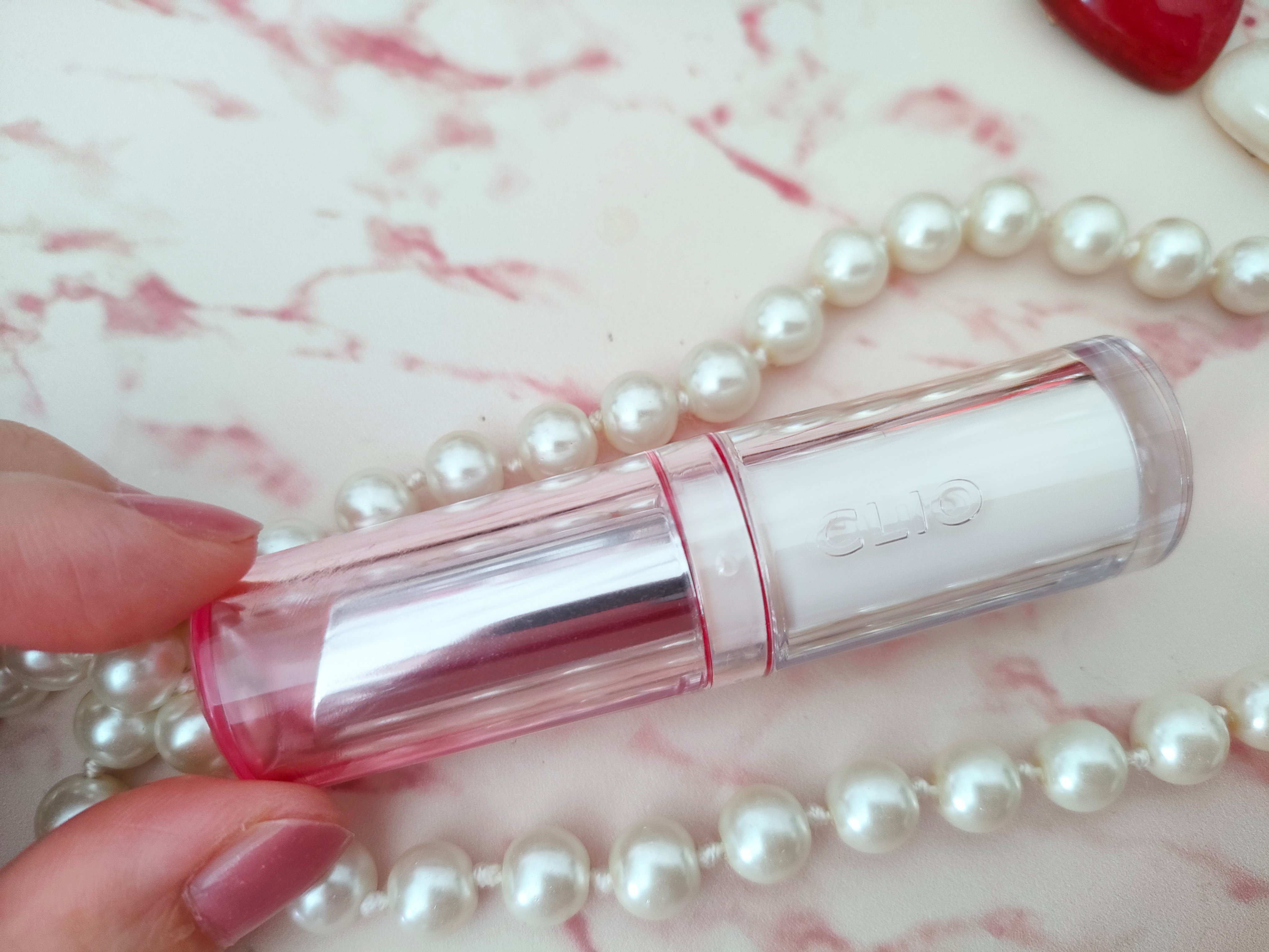 クリスタル  グラム バーム 01 HONEY PEACH/CLIO/口紅・グロス・リップライナー・リップケアを使ったクチコミ（1枚目）