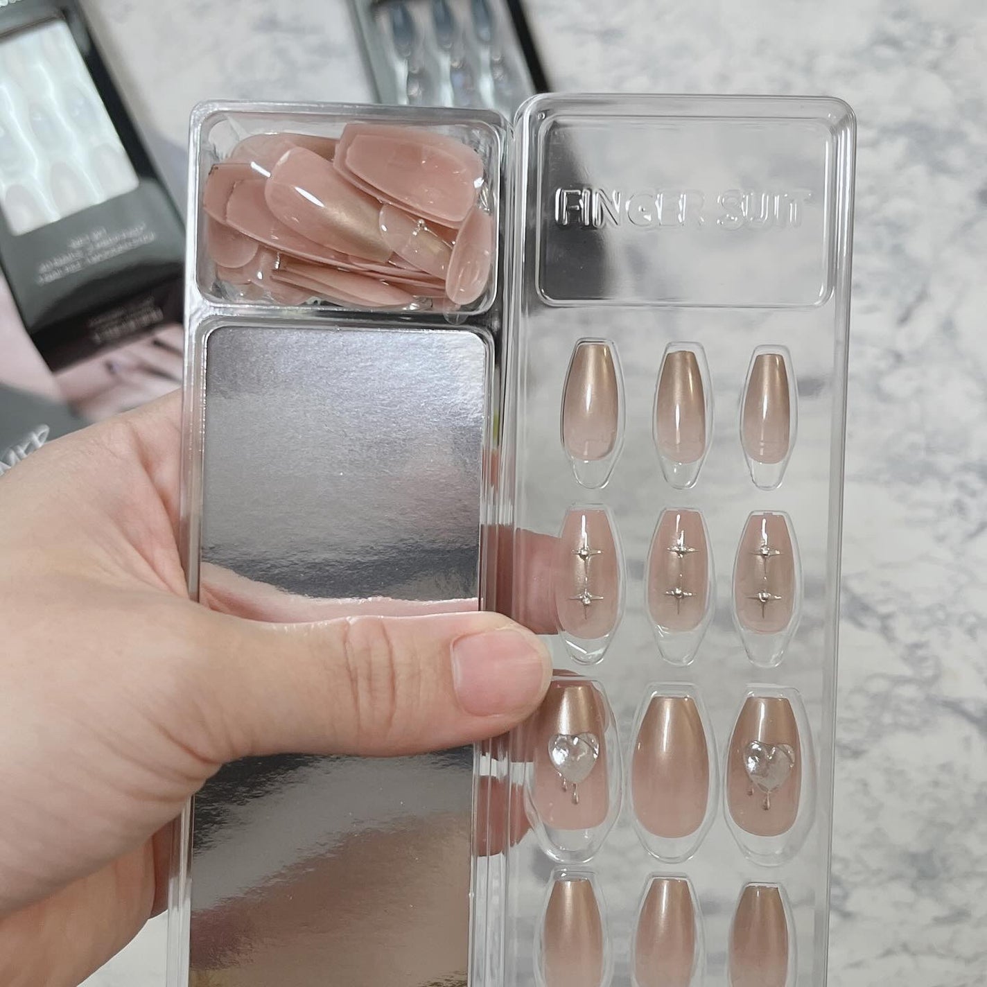 ネイルチップ(シールタイプ)/FINGER SUIT/ネイルチップ・パーツを使ったクチコミ(5枚目)