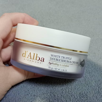 ホワイトトリュフダブルセラムアンドクリーム/ダルバ/フェイスクリームを使ったクチコミ(1枚目)
