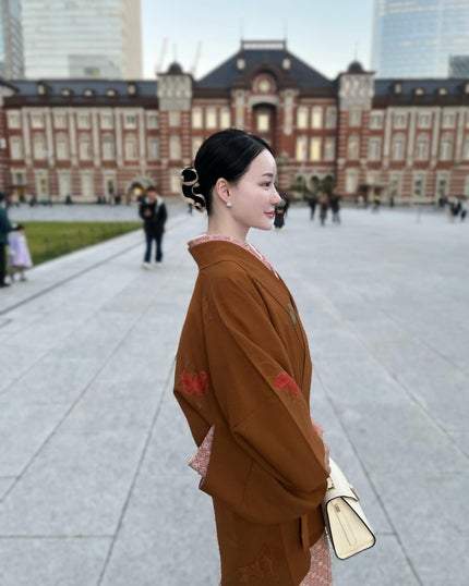 みりん on LIPS 「お着物を着て、お教室のお姉様たちとアマン東京でアフターヌーンテ..」(4枚目)