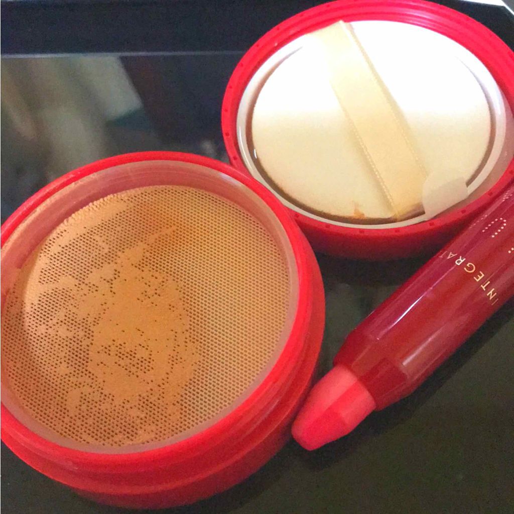 ボリュームバームリップ D/インテグレート/口紅を使ったクチコミ(2枚目)