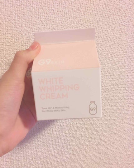 WHITE WHIPPING CREAM(ウユクリーム)/G9SKIN/化粧下地を使ったクチコミ(1枚目)