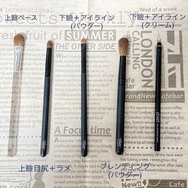 UR GLAM　EYESHADOW BRUSH C（アイシャドウブラシC）/U R GLAM/メイクブラシを使ったクチコミ（1枚目）