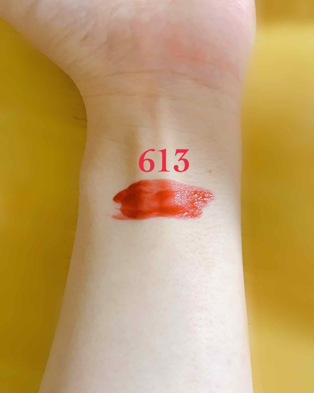 ルージュ ピュールクチュール ヴェルニ ウォーターステイン/YVES SAINT LAURENT BEAUTE/口紅を使ったクチコミ(2枚目)