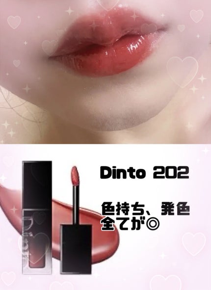 ブラーグロイリップティント/Dinto/リップティントを使ったクチコミ(1枚目)