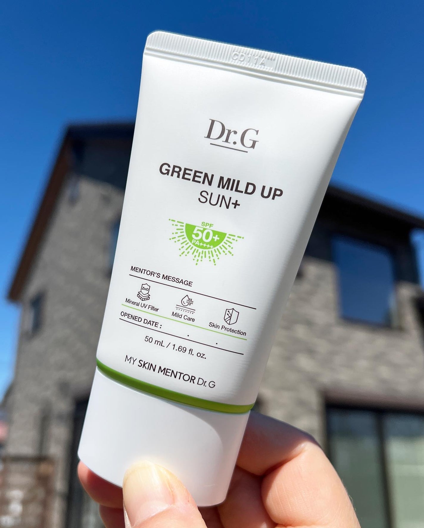 グリーンマイルドアップサンプラス/Dr.G/日焼け止めクリームを使ったクチコミ(1枚目)