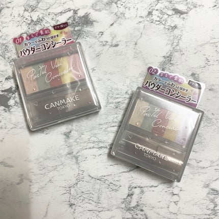 パステルヴェールコンシーラー/キャンメイク/パレットコンシーラーを使ったクチコミ(1枚目)