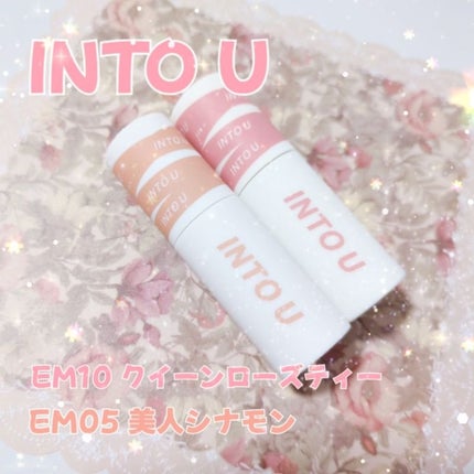 スーパーマットリップ&チークマッド/INTO U/口紅を使ったクチコミ(1枚目)