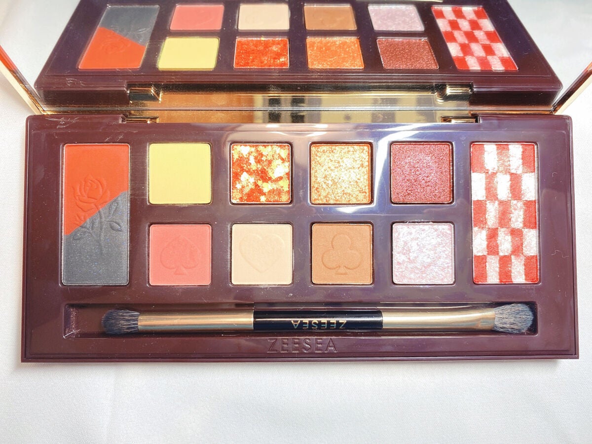 アリスドリームランドシリーズ 12色アイシャドウパレット(ZEESEA×大英博物館)/ZEESEA/アイシャドウパレットを使ったクチコミ(3枚目)