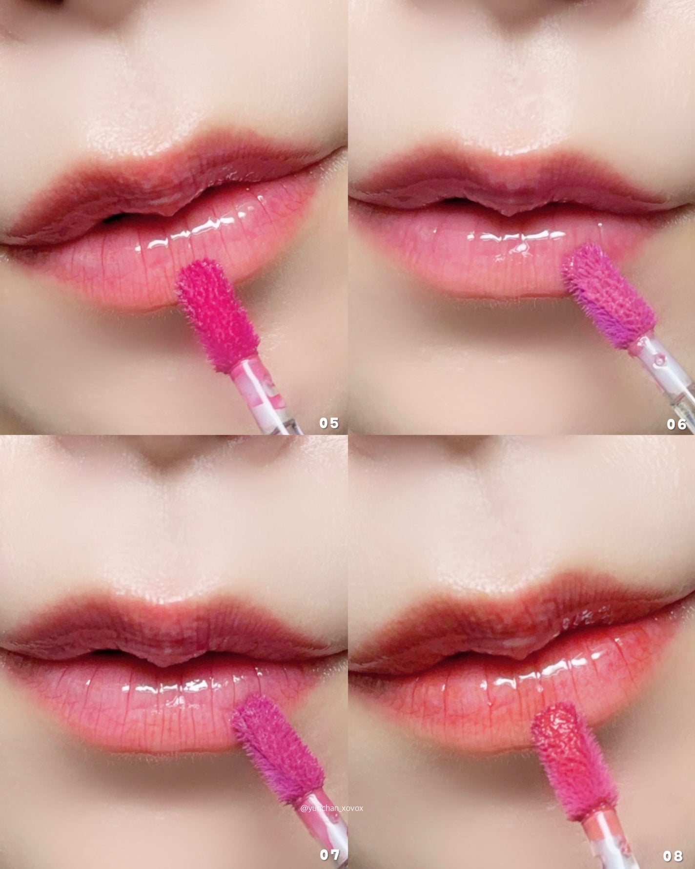 ゆんちゃん🍑 on LIPS 「cologramタンフルグラスティントミルク全8色カラーグラム..」(5枚目)