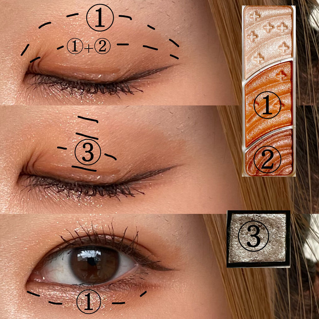 プリズム エアー シャドウ/CLIO/単色アイシャドウを使ったクチコミ（3枚目）