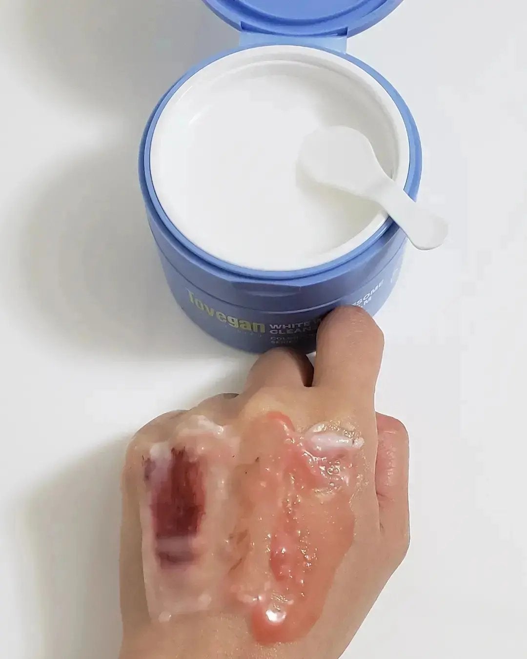 カラーフードシリーズホワイトホールサムクレンジングバーム/Tovegan/クレンジングバームを使ったクチコミ(7枚目)