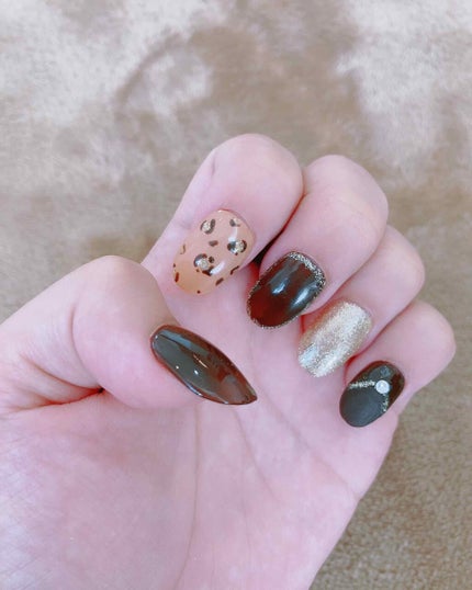 ジェルネイル(ライト対応)/セリア/ジェルネイルを使ったクチコミ(1枚目)