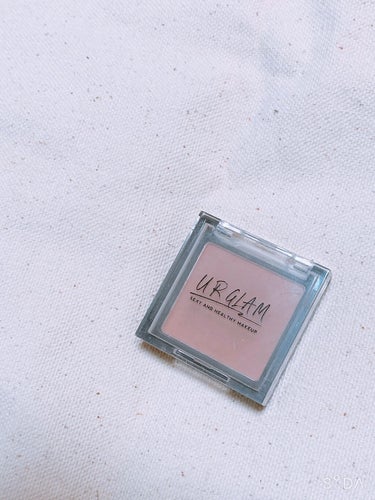 UR GLAM　POWDER EYESHADOW ウォームベージュ/U R GLAM/シングルアイシャドウを使ったクチコミ（2枚目）