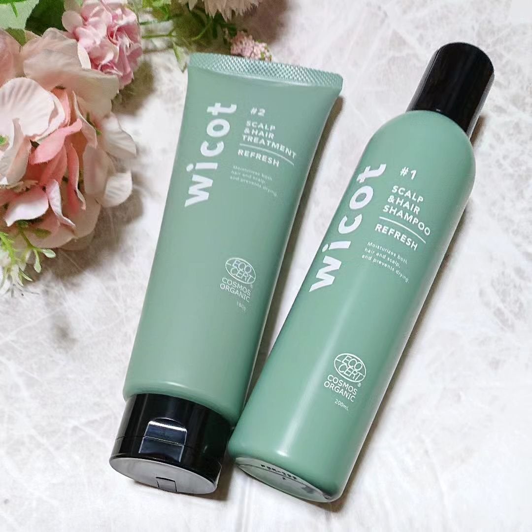 スカルプ&ヘア シャンプー/トリートメント リフレッシュ/wicot/市販シャンプーを使ったクチコミ(2枚目)