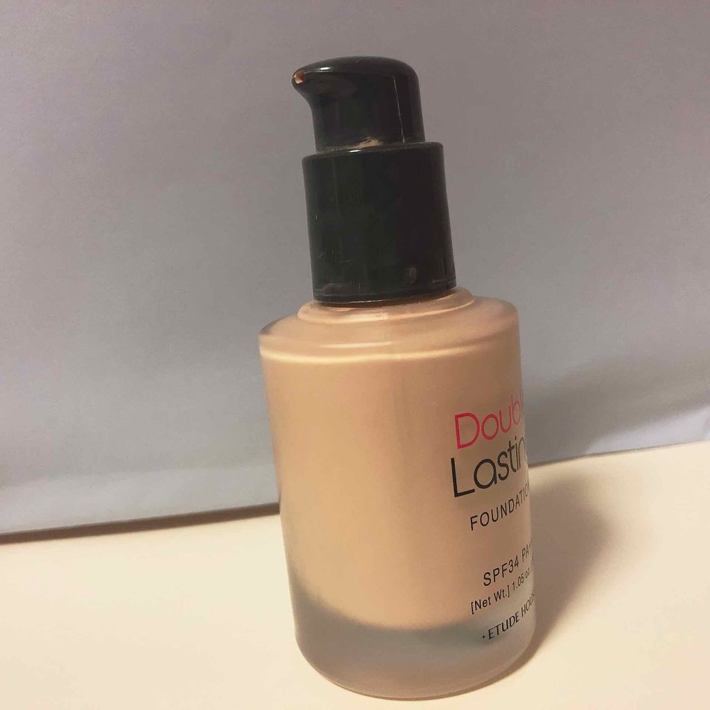ダブルラスティング ファンデーション ハニーサンド/ETUDE/リキッドファンデーションを使ったクチコミ（3枚目）