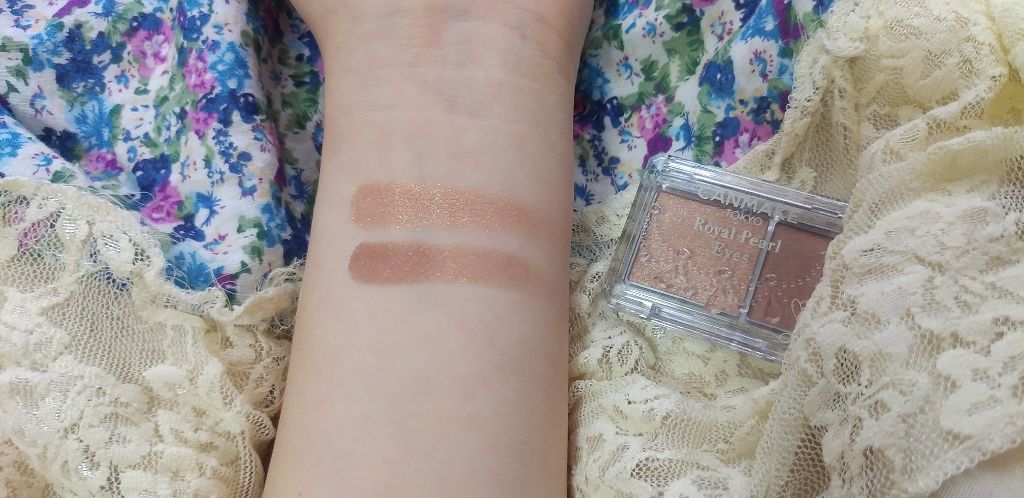 ロイヤルパールアイズ 01 シュガーブラウン/キャンメイク/アイシャドウパレットを使ったクチコミ（2枚目）