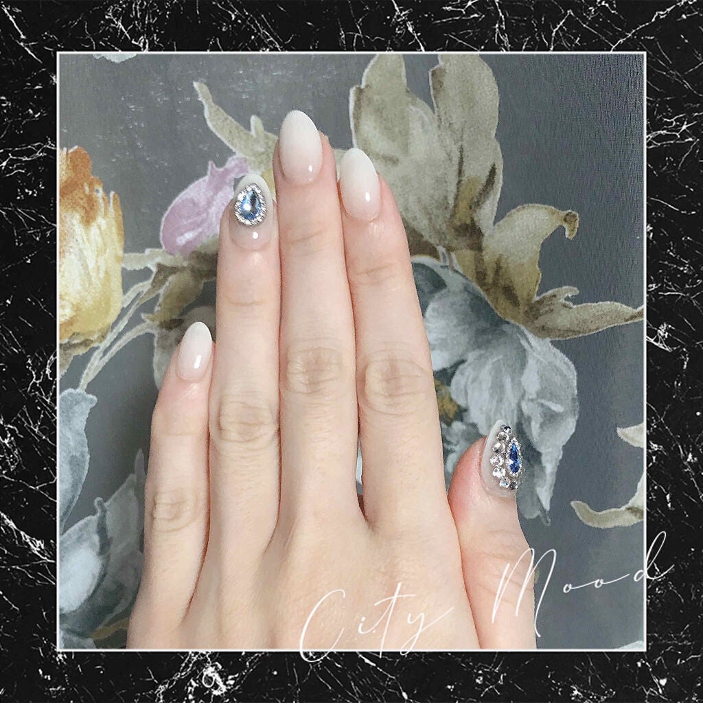 セミキュアジェルネイル(ハンド)/ohora/ネイルシールを使ったクチコミ(4枚目)