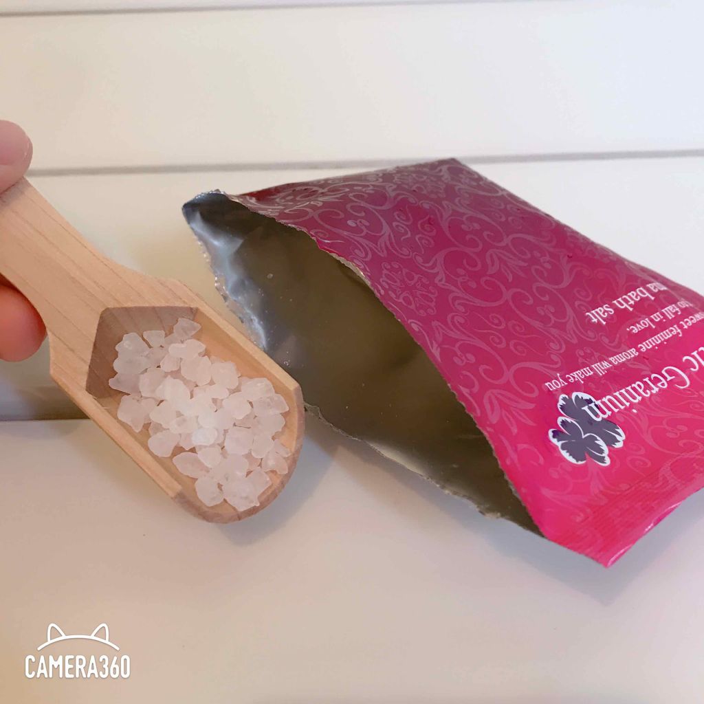 アロマバスソルト ミスティックゼラニウム/ジーピークリエイツ/入浴剤を使ったクチコミ(1枚目)