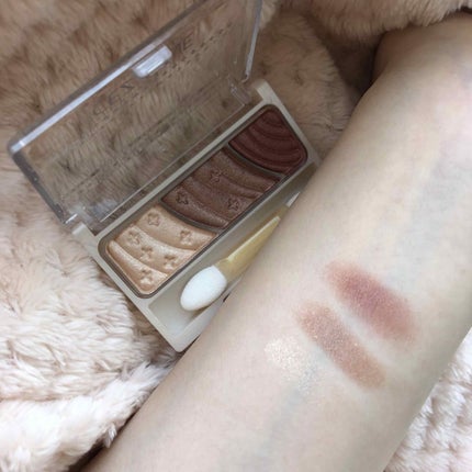 トーンアップアイシャドウ/CEZANNE/アイシャドウパレットを使ったクチコミ(3枚目)