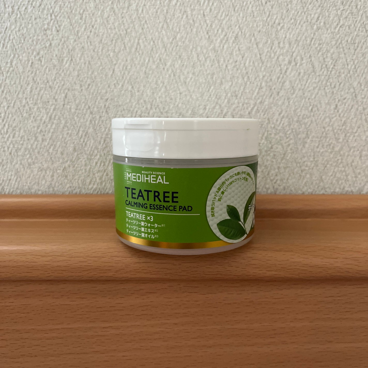 ティーツリーカーミングエッセンスパッド/MEDIHEAL/トナーパッドを使ったクチコミ(1枚目)