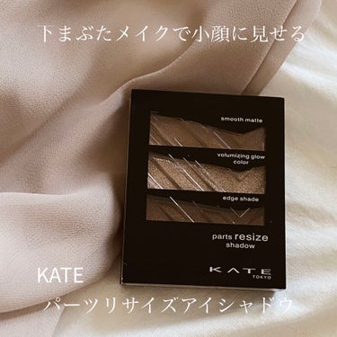 KATE パーツリサイズシャドウ
BR-2 ローズブラウン
¥1,200



KATEから新発売の小顔に見せる下まぶたメイクに特化したアイシャドウ
気になっていたのでさっそく購入しました
カラーは合わ