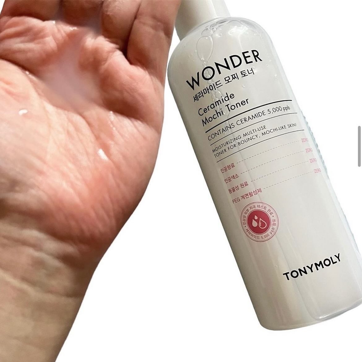 Wonder Ceramide Mochi Toner(トニーモリーワンダーCモチトナー)/TONYMOLY/化粧水を使ったクチコミ(2枚目)