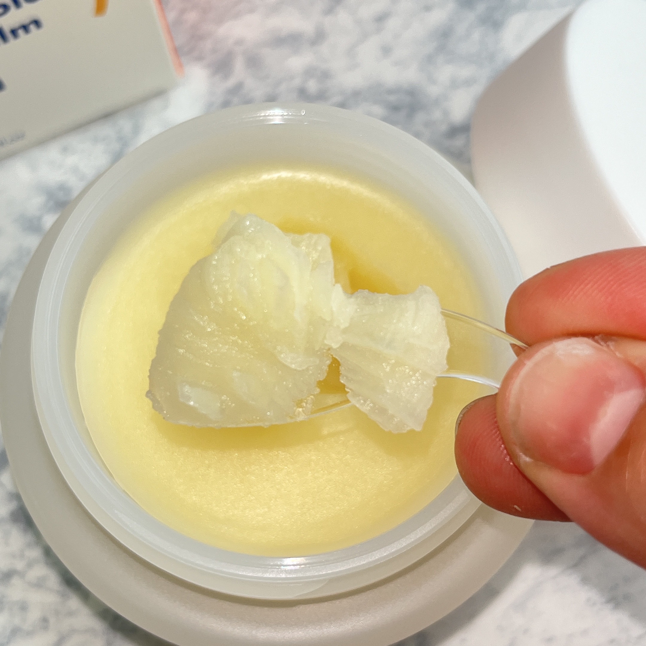 Blooming canola cleansing balm/suiskin/クレンジングバームを使ったクチコミ（2枚目）