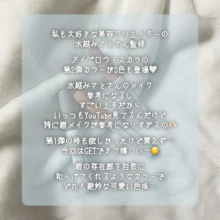 ラブ・ライナー シグネチャーフィットマスカラ MMC2<アイブロウ>/ラブ・ライナー/眉マスカラを使ったクチコミ(2枚目)