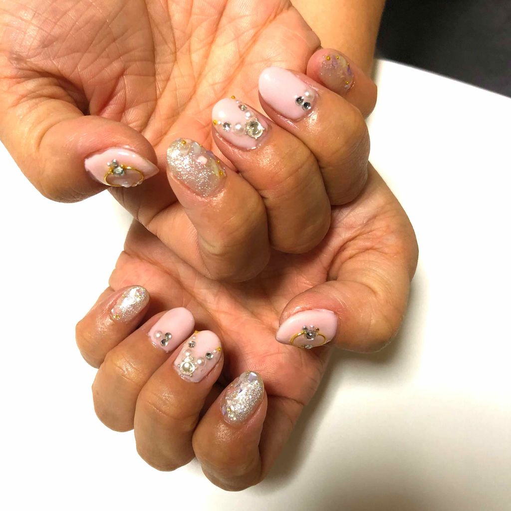 Rino on LIPS 「︴︴ピンクにフェアリーミラーをして︴ラメにはシェルを置きました..」(2枚目)