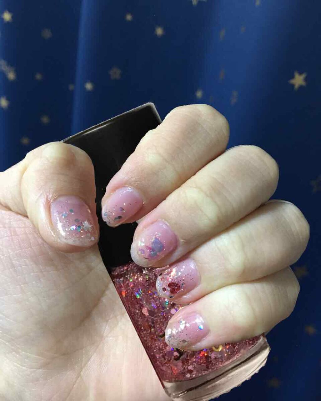 ITGグリッターネイル/DAISO/マニキュアを使ったクチコミ（2枚目）