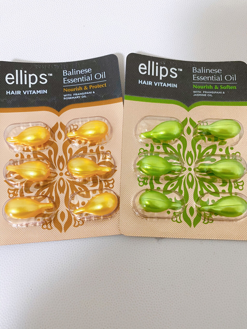 ヘアーオイル【ニュートリカラー】/ellips/ヘアオイルを使ったクチコミ（2枚目）